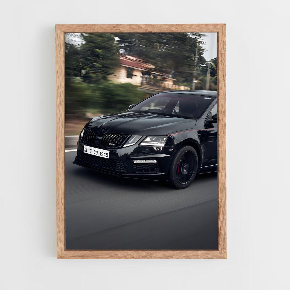 Poster Octavia Turbo – affiche Skoda (vue 4)